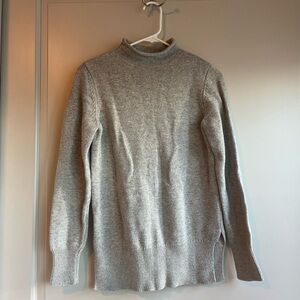 Greylin Light Gray Women's Turtleneck Sweater